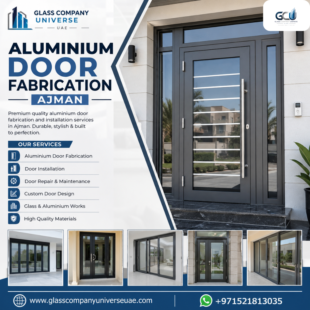 Aluminium Door Fabrication Ajman