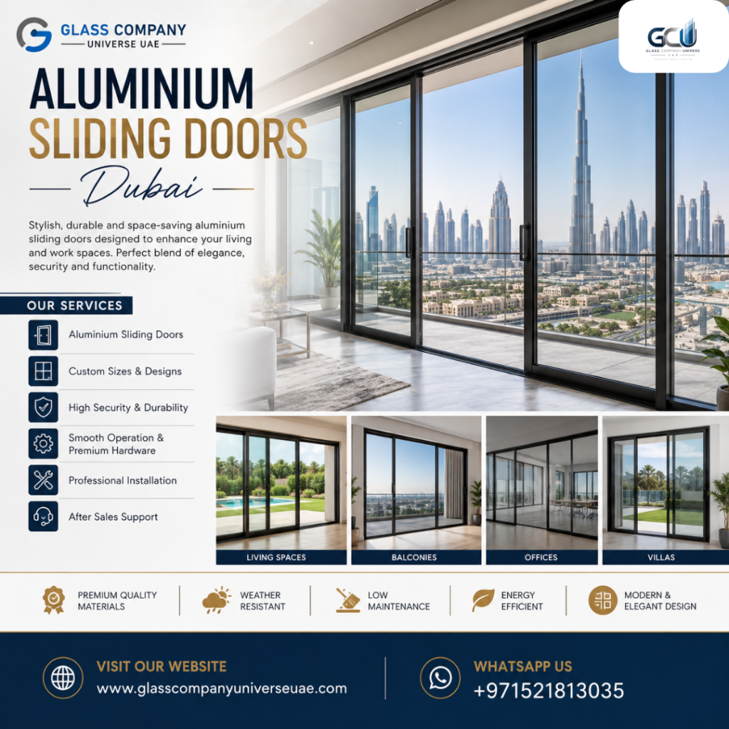 Aluminium Sliding Doors Dubai