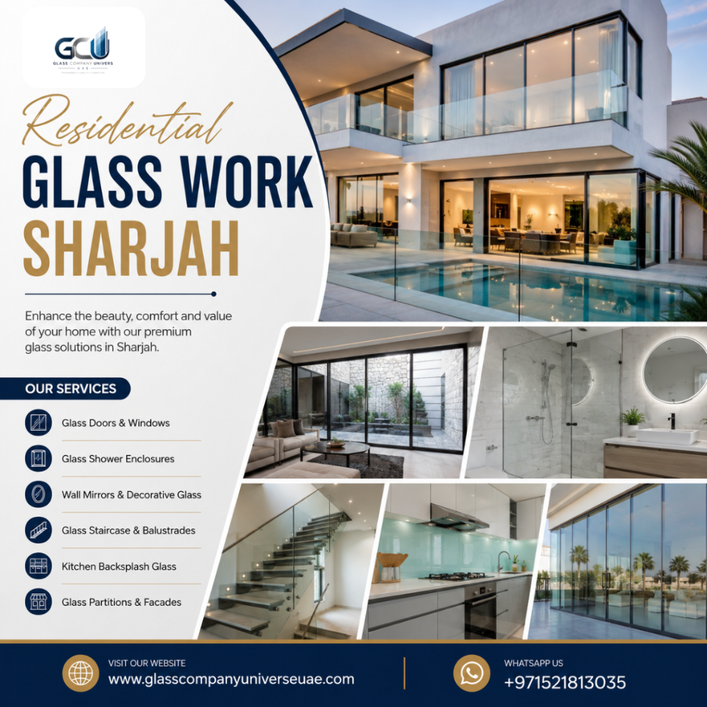 Residential Glass Work Sharjah