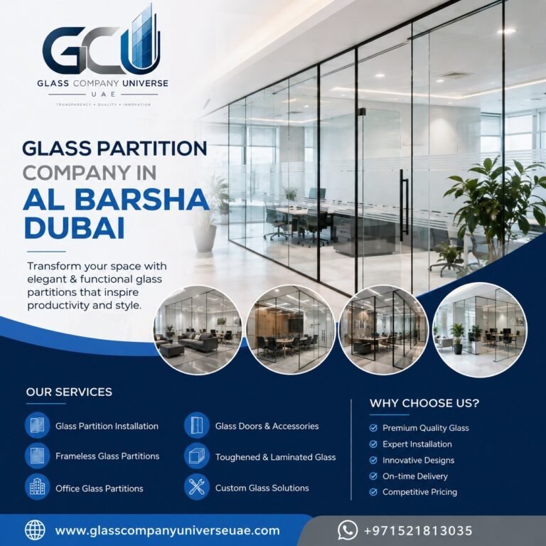 Glass partition company in Al Barsha Dubai