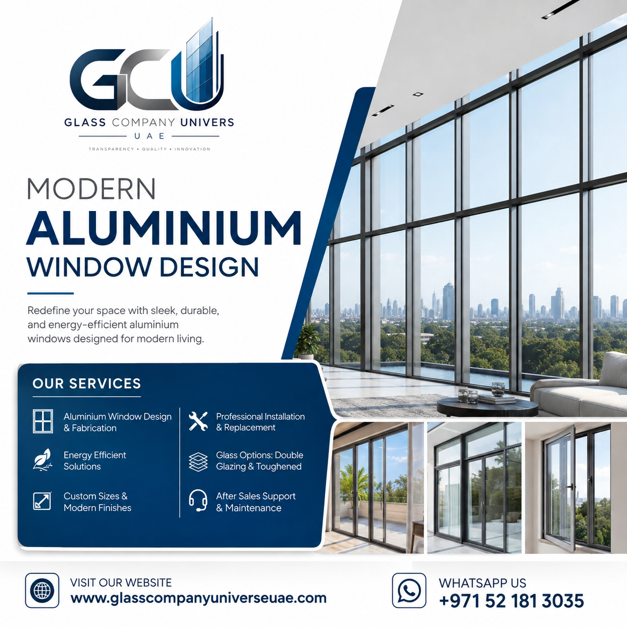 Modern Aluminium Window Design