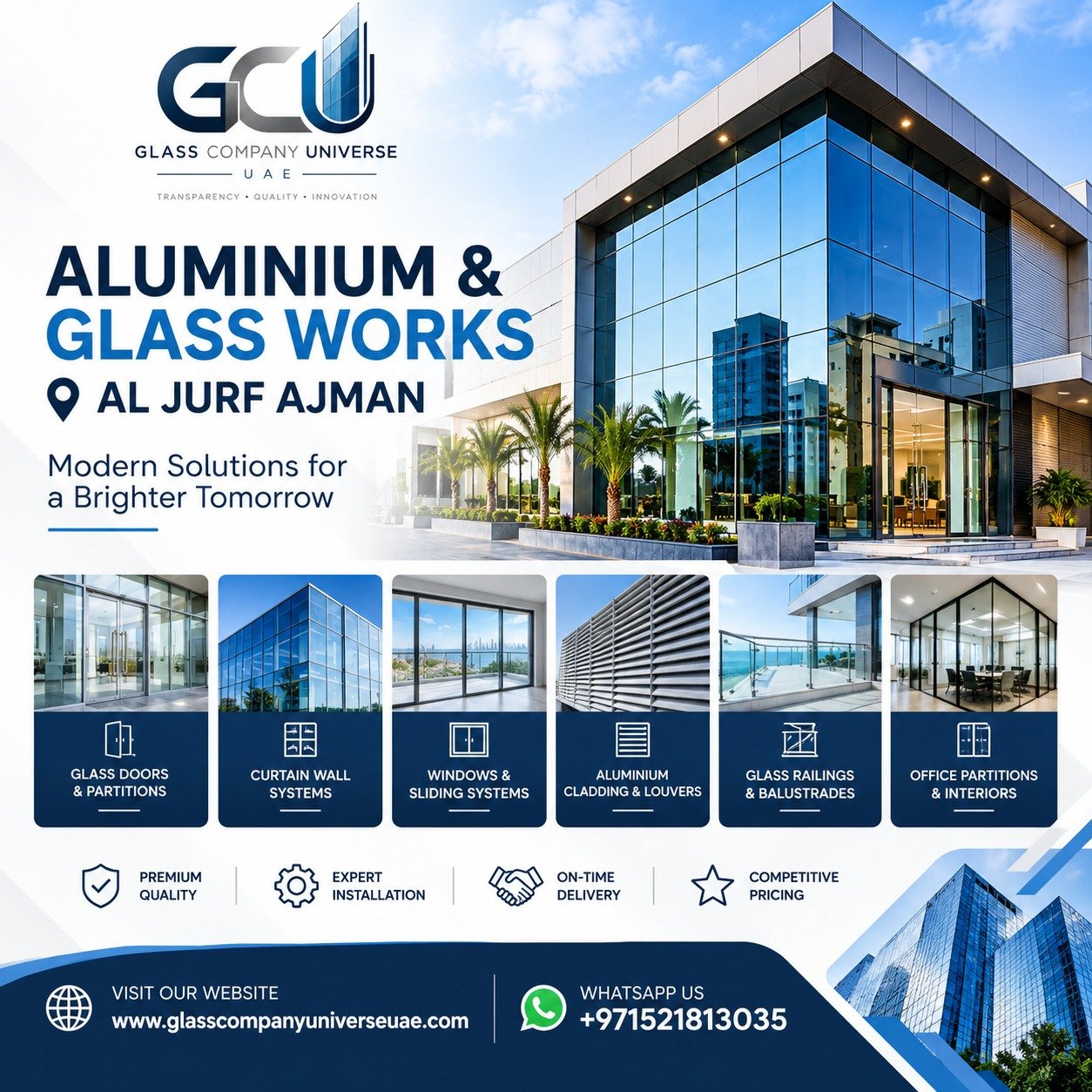 Aluminium & Glass Works Al Jurf Ajman
